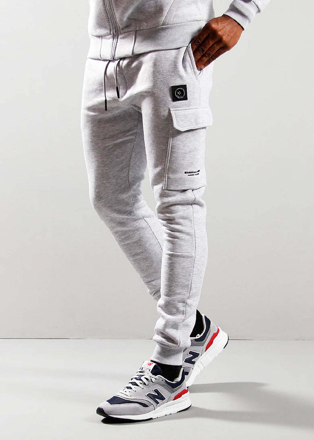Marshall Artist Jogginghosen  Siren cargo jogger - grey marl 