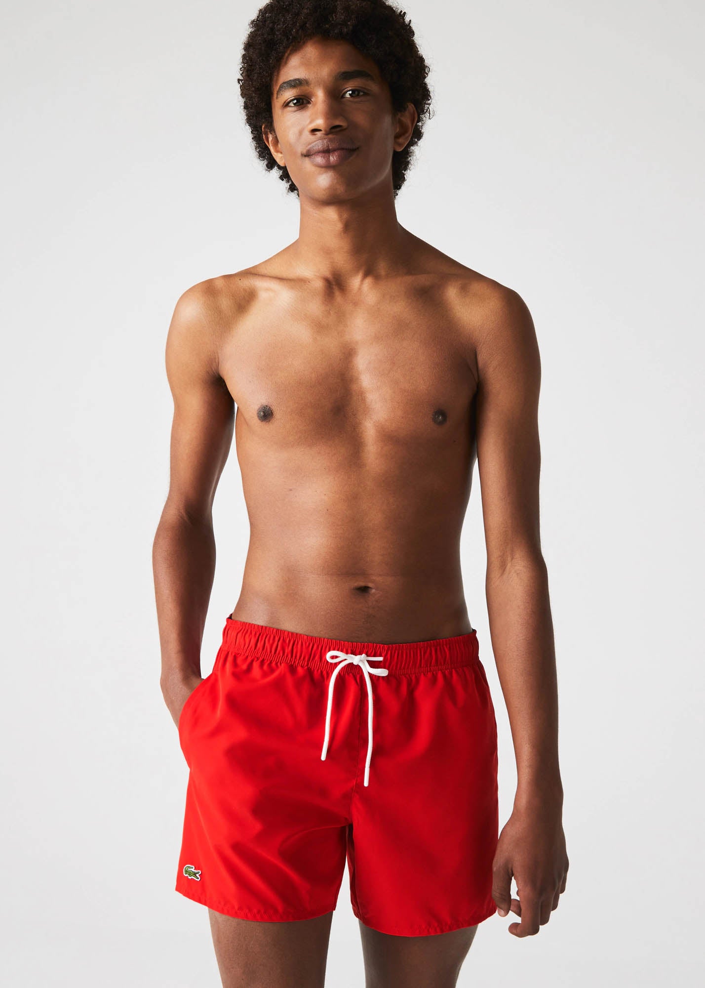 Lacoste Zwembroeken  Swimming trunks - red navy blue 