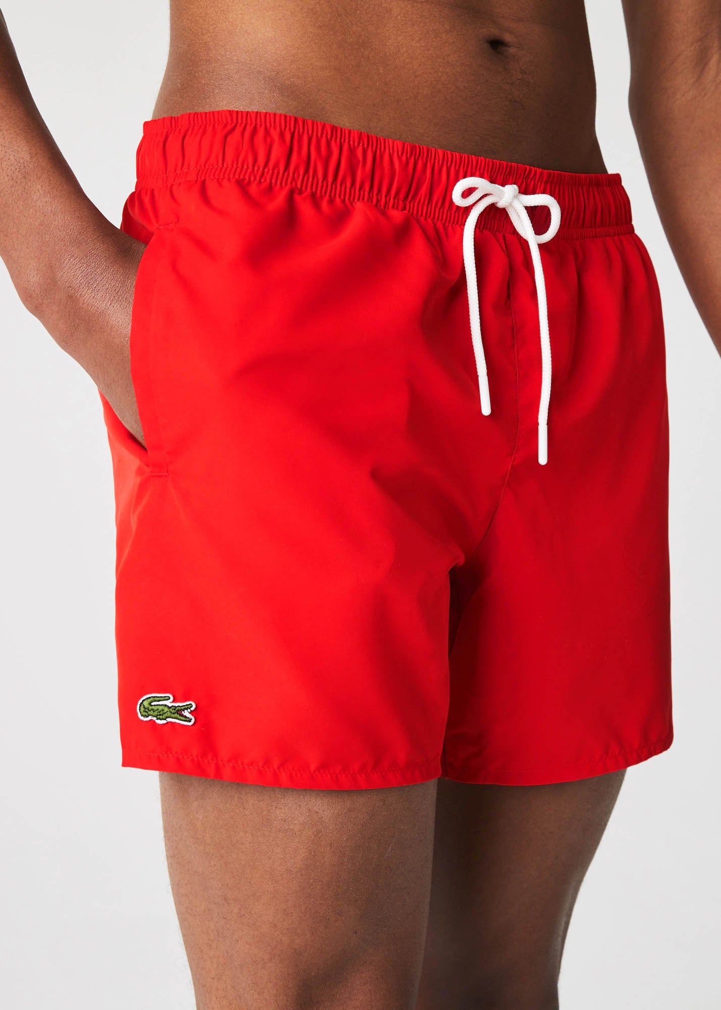 Lacoste Zwembroeken  Swimming trunks - red navy blue 