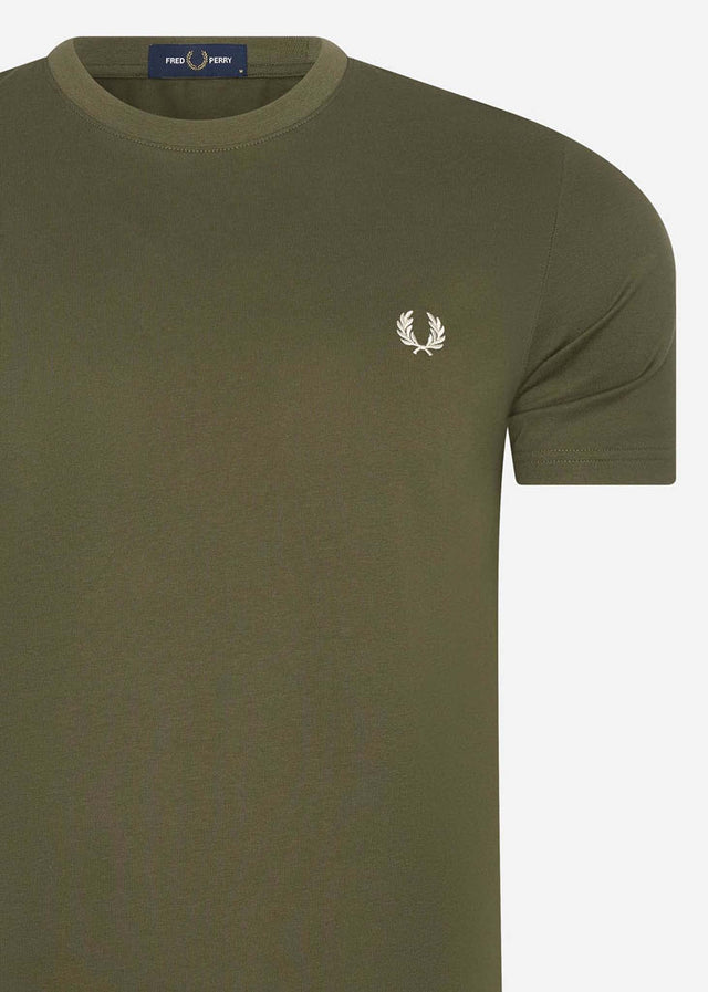 Fred Perry T-Shirts  Graphic print t-shirt - military green 