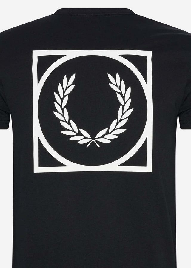 Fred Perry T-Shirts  Graphic print t-shirt - black 