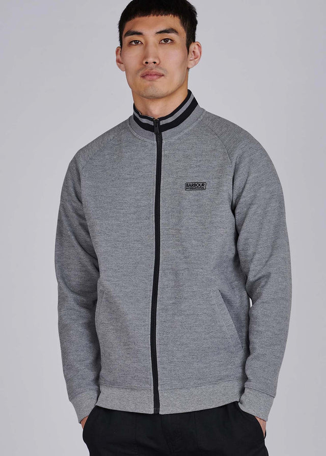 Barbour International Sweatjacken  Radius raglan zip thru - anthracite marl 