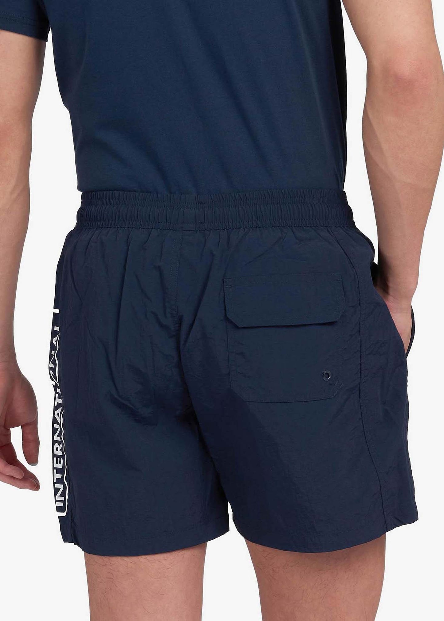 Barbour International Zwembroeken  Large logo swim short- international navy 