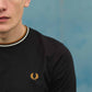 Fred Perry T-shirts  Twin tipped t-shirt - black 