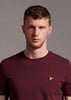 Lyle & Scott T-shirts  Plain t-shirt - burgundy 