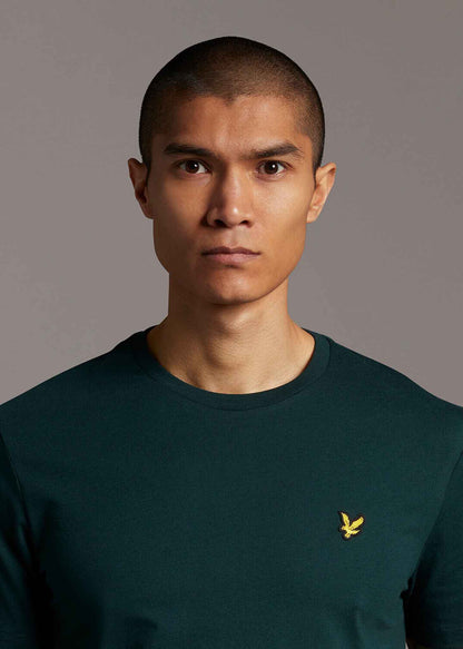 Lyle & Scott T-shirts  Plain t-shirt - dark green 