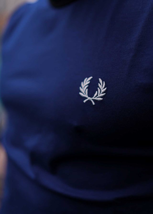 Fred Perry T-Shirts  Taped ringer t-shirt - french navy 