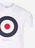 Ben Sherman T-shirts  Target tee - white 