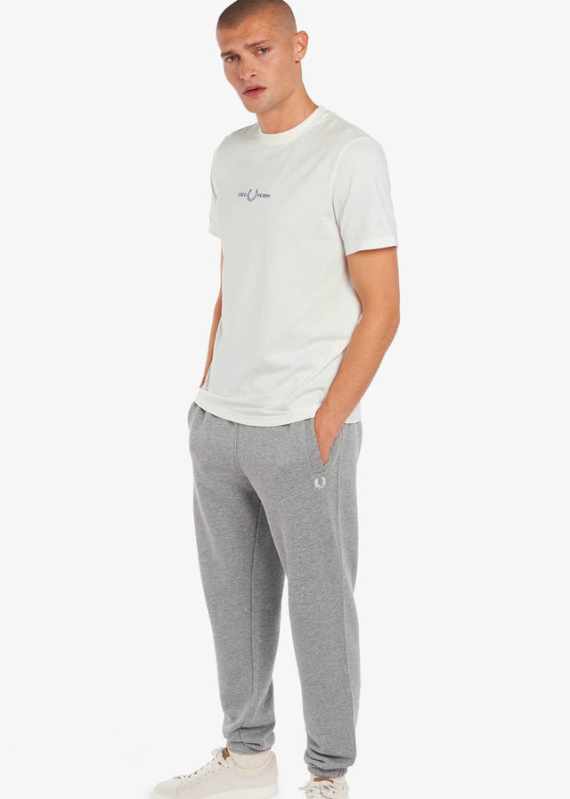 Fred Perry T-Shirts  Embroidered t-shirt - snow white 