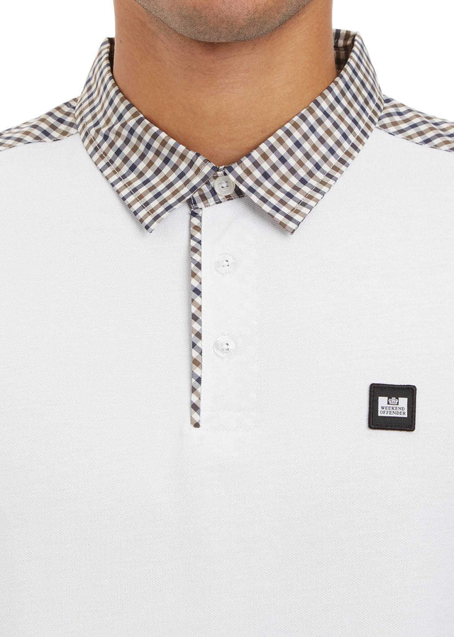 Weekend Offender Poloshirts  Costa - white 