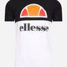 Ellesse T-shirts  Arbatax tee - black white 