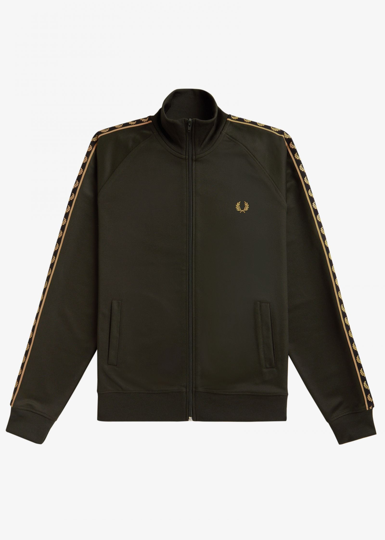 Fred Perry Vesten  Gold tape track jacket - hunting green 