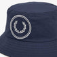 Fred Perry Bucket Hats  Circle branded ripstop bucket hat - navy 