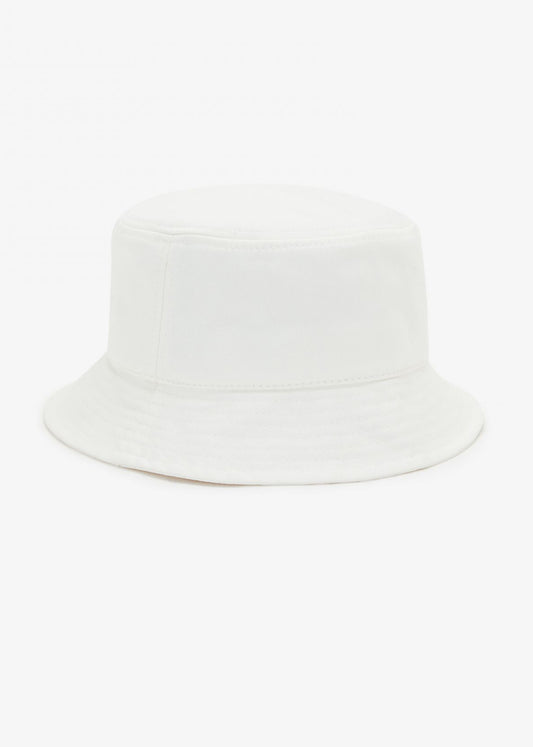 Fred Perry Bucket Hats  Branded twill bucket hat - snow white 