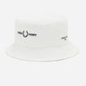 Fred Perry Bucket Hats  Branded twill bucket hat - snow white 