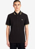 Fred Perry Polo's  Twin tipped fred perry shirt - black champagne 