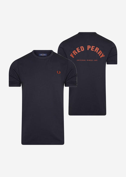 Fred Perry T-shirts  Printed t-shirt -navy 