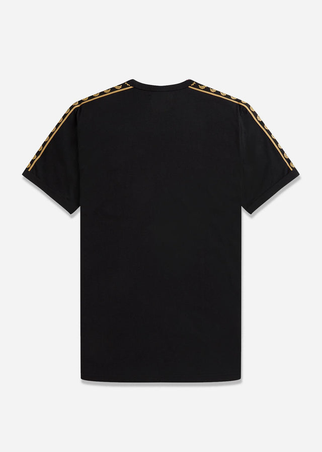 Fred Perry T-Shirts  Gold taped ringer t-shirt - black 