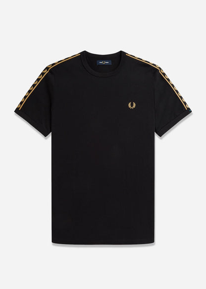 Fred Perry T-shirts  Gold taped ringer t-shirt - black 