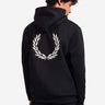 Fred Perry Hoodies  Laurel wreath hooded sweatshirt - black 