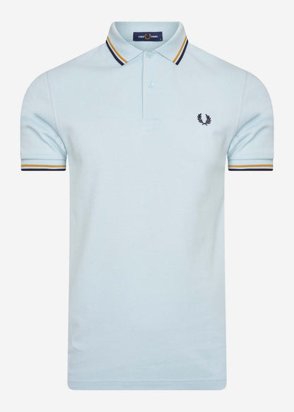 Fred Perry Polo's  Twin tipped aw polo - chalk gold 