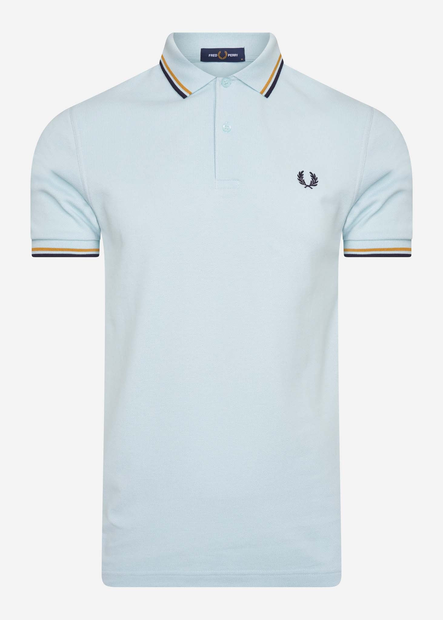 Fred Perry Polo's  Twin tipped aw polo - chalk gold 