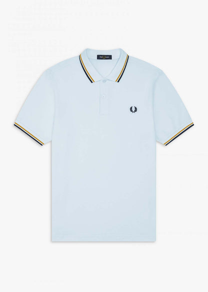 Fred Perry Polo's  Twin tipped aw polo - chalk gold 