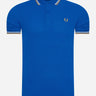 Fred Perry Polo's  Twin tipped fred perry shirt - mid blue 