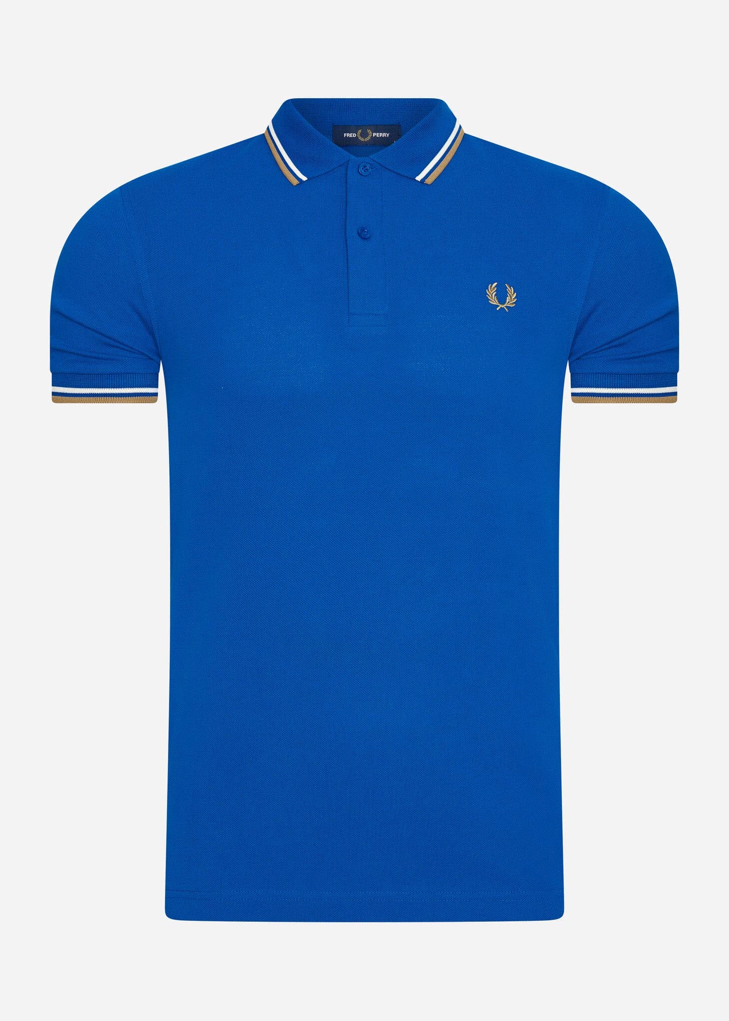 Fred Perry Polo's  Twin tipped fred perry shirt - mid blue 