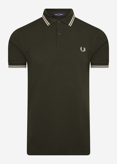 Fred Perry Polo's  Twin tipped aw polo - hunting green 