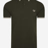 Fred Perry Polo's  Twin tipped aw polo - hunting green 