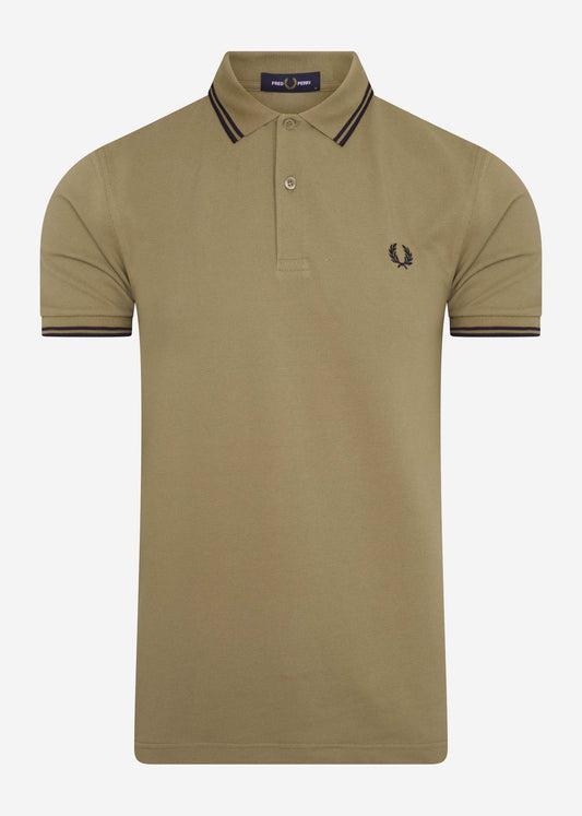 Fred Perry Polo's  Twin tipped aw polo - sage 