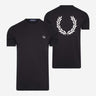 Fred Perry T-shirts  Laurel wreath t-shirt - black 