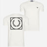 Fred Perry T-shirts  Graphic print t-shirt - snow white 