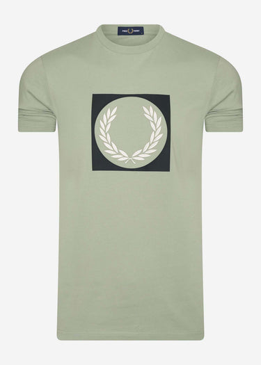 Fred Perry T-shirts  Laurel wreath graphic t-shirt - seagrass 