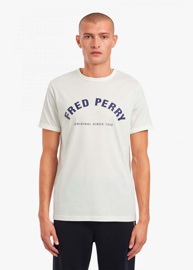 Fred Perry T-Shirts  Arch branded t-shirt - snow white 