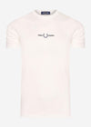 Fred Perry T-shirts  Embroidered t-shirt - snow white 