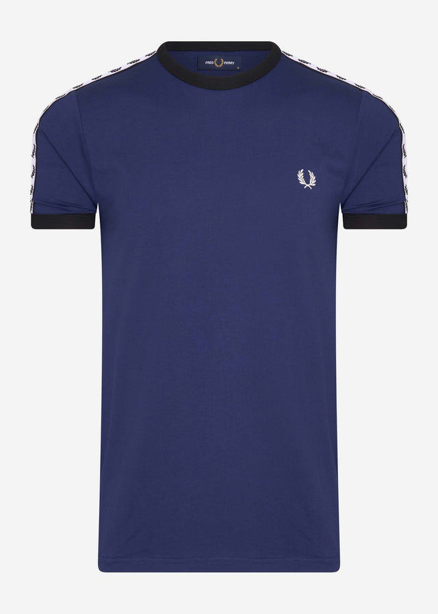Fred Perry T-Shirts  Taped ringer t-shirt - french navy 