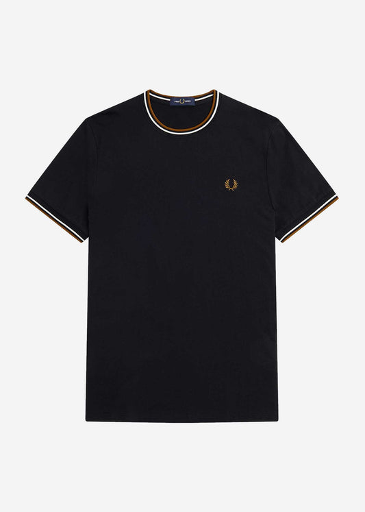 Fred Perry T-shirts  Twin tipped t-shirt - black 