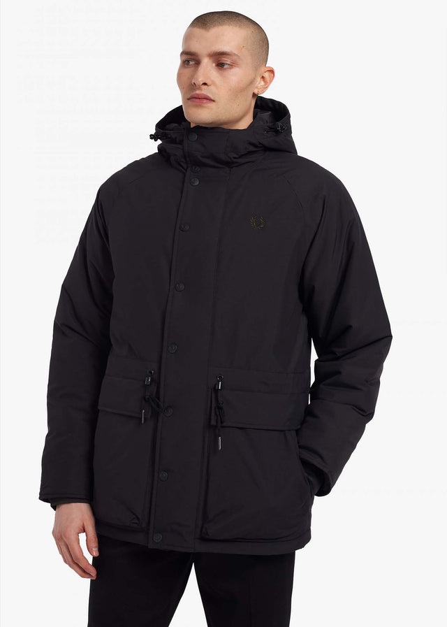 Fred Perry Jacken  Padded zip-through jacket - black 