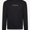 Fred Perry Truien  Graphic sweatshirt - black gold 
