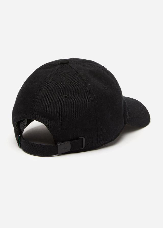 Lacoste Caps  Cotton twill logo cap - black 