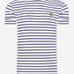 Lyle & Scott T-shirts  Breton stripe t-shirt - navy white 