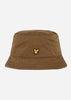 Lyle & Scott Bucket Hats  Cotton twill bucket hat - olive 