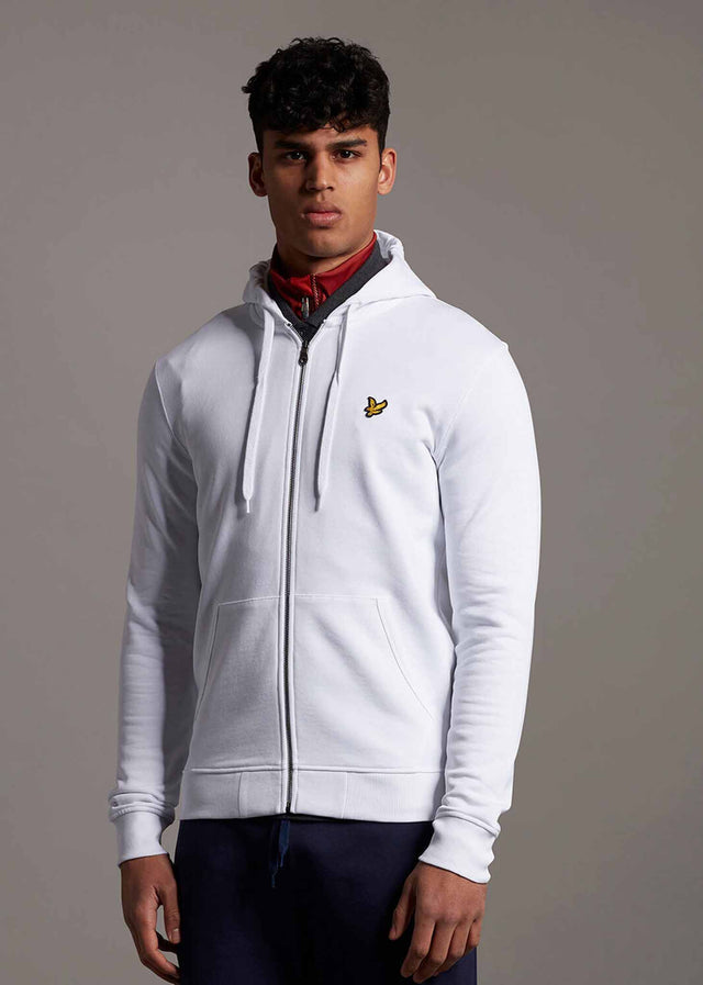 Lyle & Scott Sweatjacken  Zip through hoodie - white 