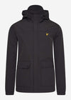 Lyle & Scott Jassen  Hooded pocket jacket - jet black 