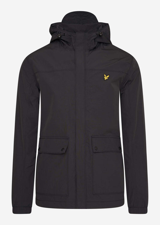 Lyle & Scott Jassen  Hooded pocket jacket - jet black 