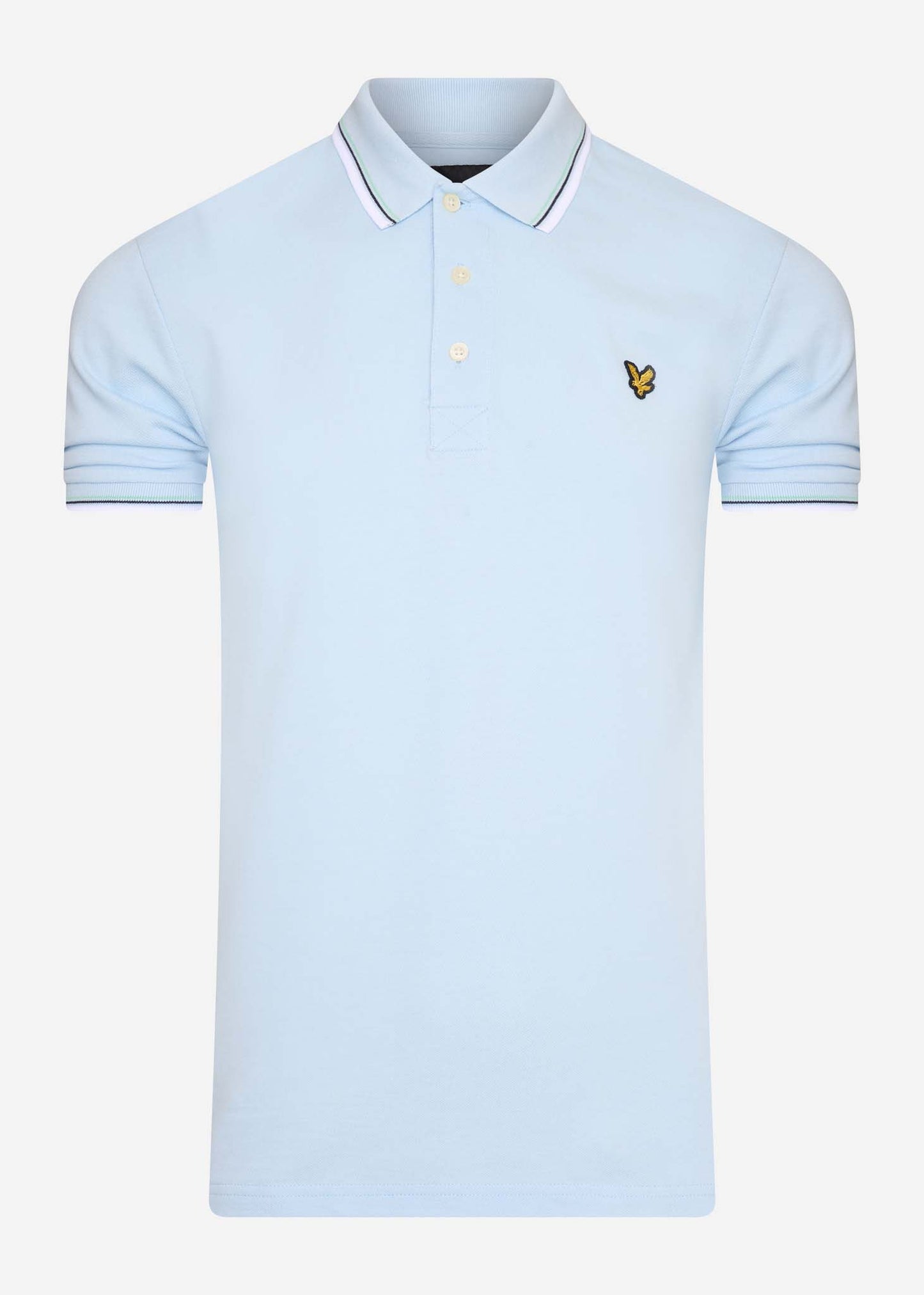 Lyle & Scott Polo's  Tipped polo shirt - deck blue white 