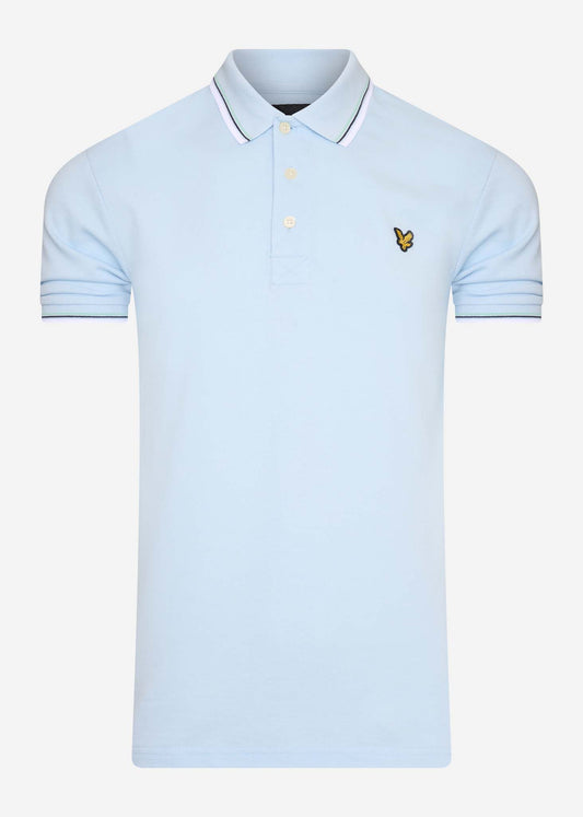 Lyle & Scott Polo's  Tipped polo shirt - deck blue white 