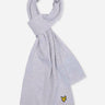 Lyle & Scott Sjaals  Scarf - light grey marl 
